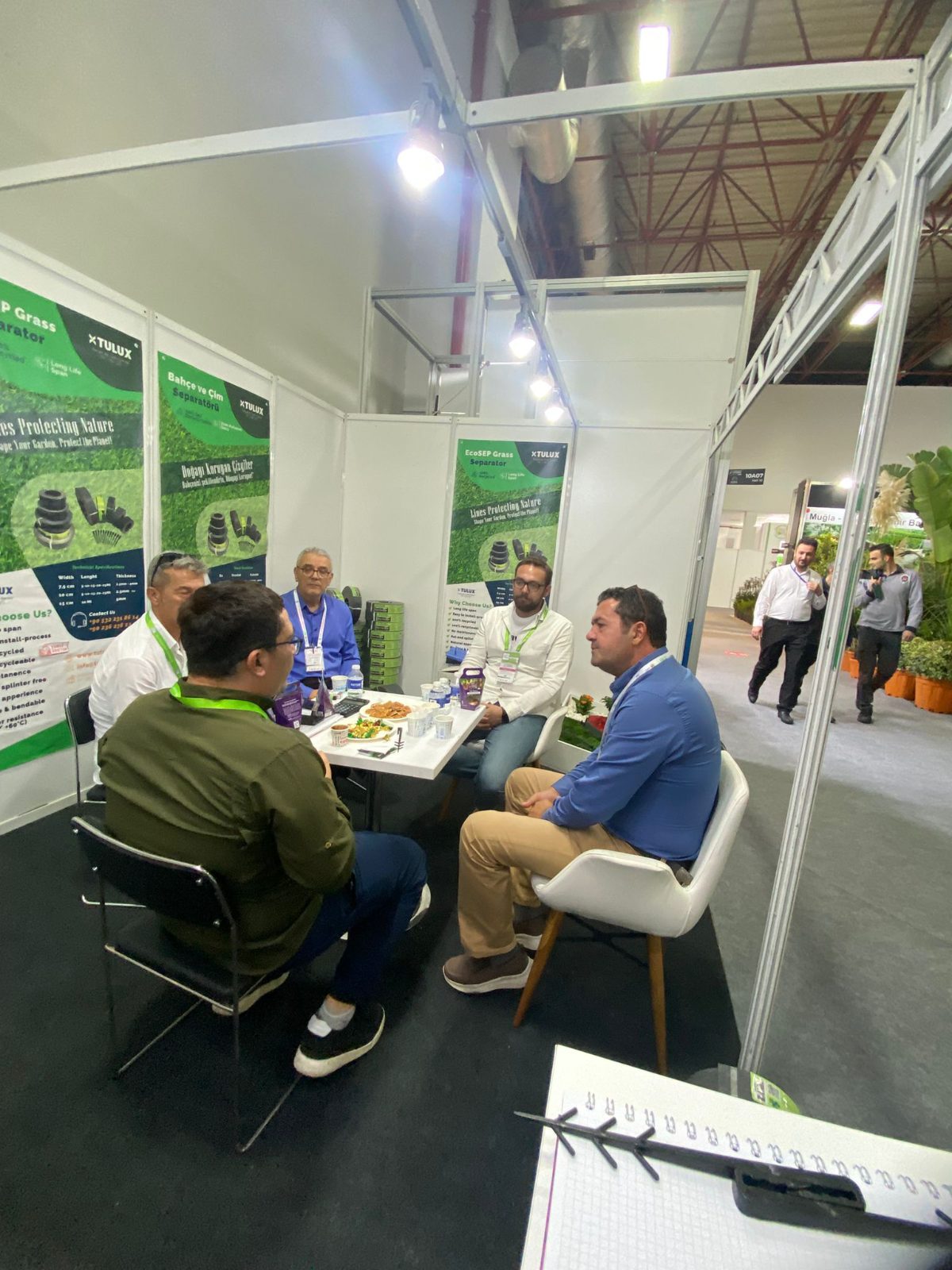 TULUX trade fair stand and product display